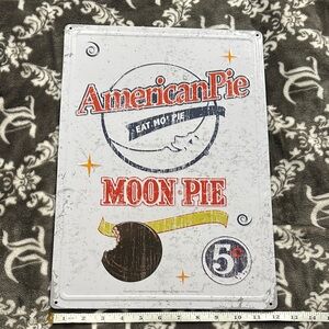 American Pie Moon Pie Vintage Sign